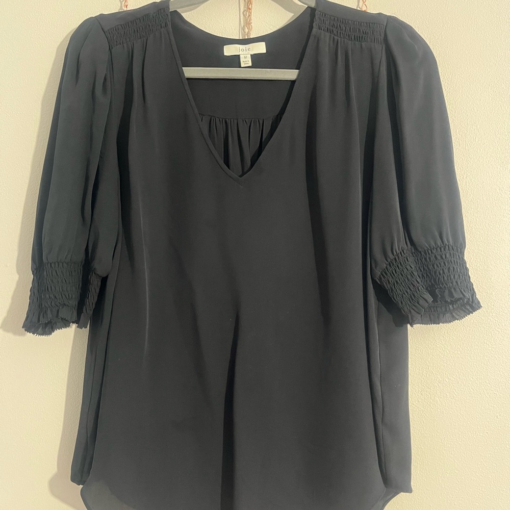 Joie Sheer Silk Blouse